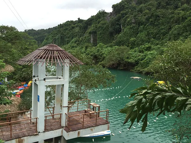 The Waterpark at Dark Cave in Phong Nha National Park, Vietnam