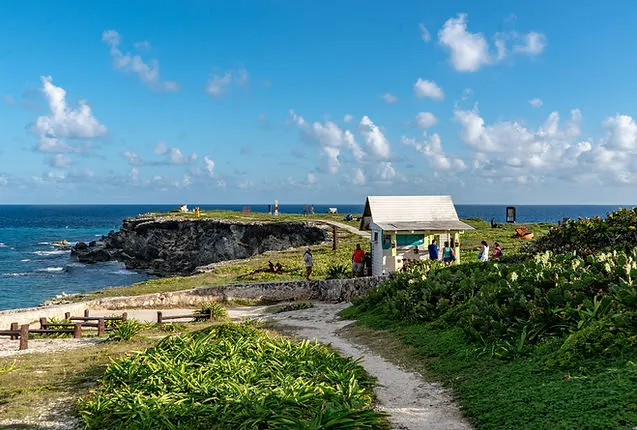 A sunny day on Isla Mujeres in Mexico