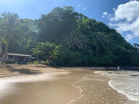 Duli Beach on Palawan Island in the Philippines