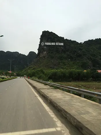 Scooting along the roads of Phong Nha National Park in Vietnam