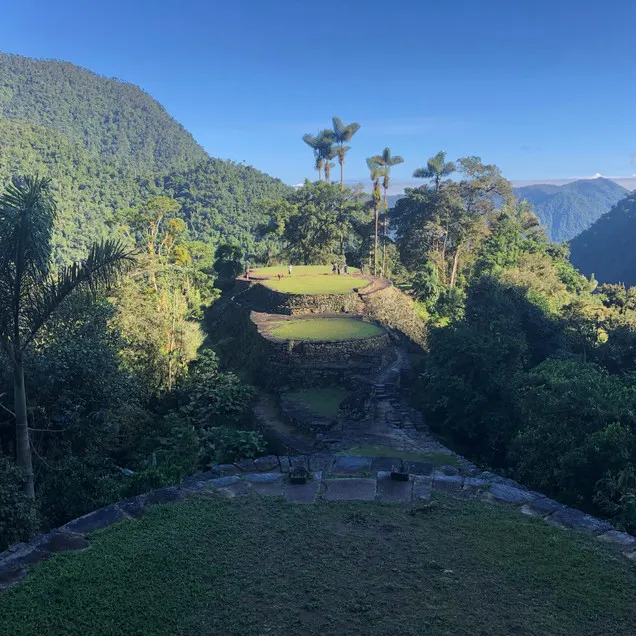 The Lost City ruins in Colombia, South America in the jungle