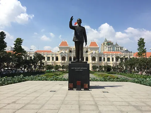 Trần Hưng Đạo Statue in Ho Chi Minh City Vietnam