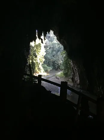 Tham Lot cave in Pai Thailand