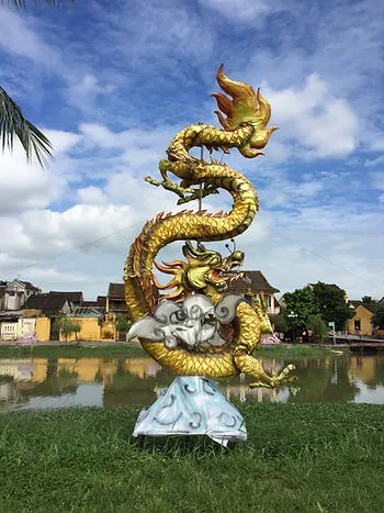 Dragon statue Hoi An Vietnam