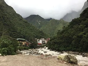 the town of Aguascaliente in Peru, near Cusco and Machu Picchu