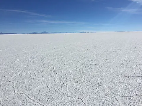 the Salt Flats in Uyuni, Bolivia